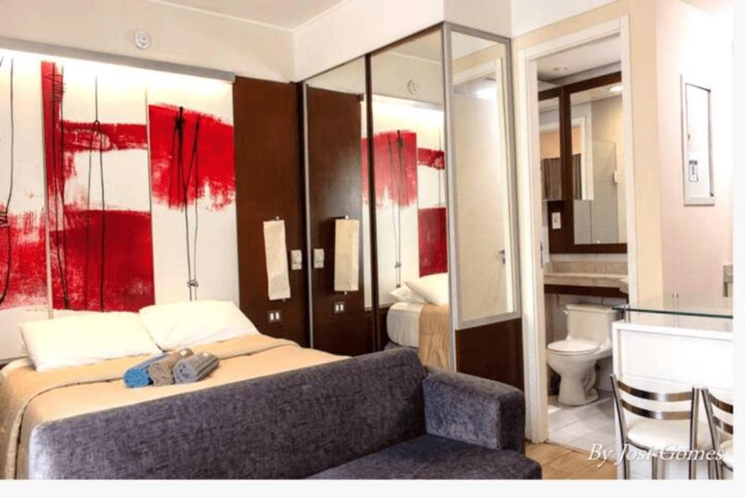 Flat Em Moema Na Avenida Ibirapuera Com Cozinha, Estacionamento, Piscina E Servicos Apartamento